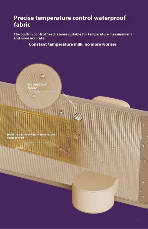 On-the-Go Glow — Cordless Bottle-Warmer Bag with Built-In Battery