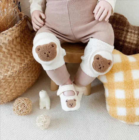 Crawl-Proof Cotton Knee Pads — Gentle Protection for Tiny Explorers