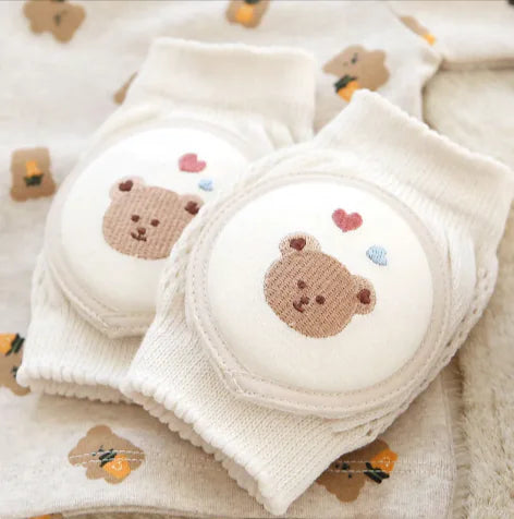 Crawl-Proof Cotton Knee Pads — Gentle Protection for Tiny Explorers