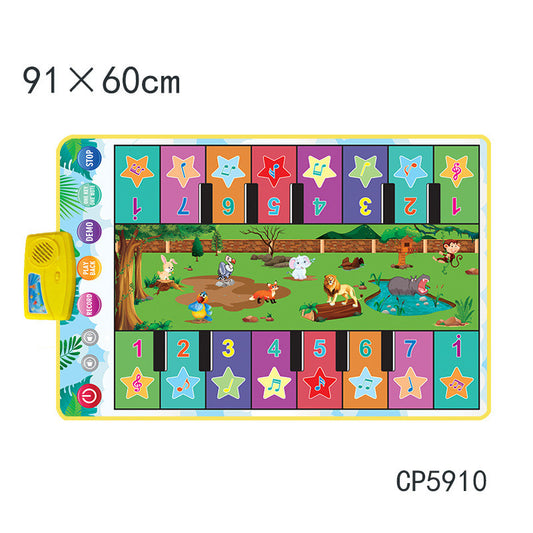 Animal Piano Mat – Early Learning Musical Play Blanket for Kids