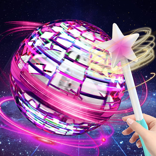 Flying Spinner Magic Ball – LED Hover Toy with Boomerang & Wand Tricks