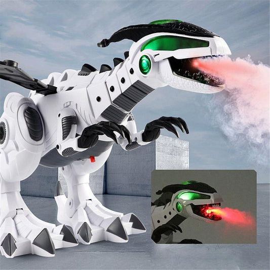 Walking Fire-Breathing Dragon – Electric Dinosaur Toy with Light, Sound & Water Spray