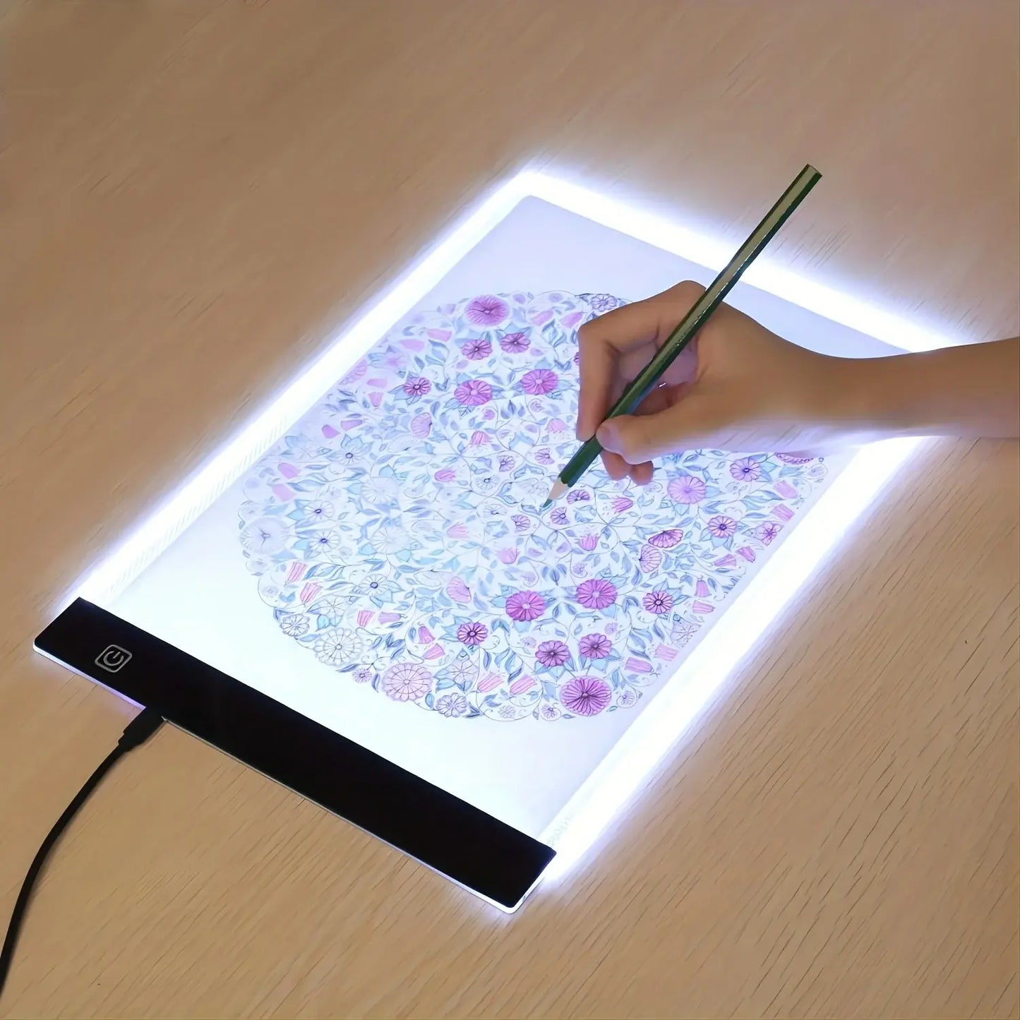 Adjustable LED Art Pad — Ultra-Slim Dimmable Tracing Board